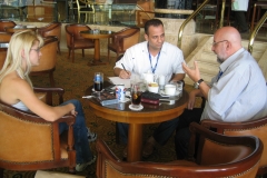 Interview beim International Cairo Film Festival 2003