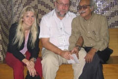 Kolkata Film Festival 2003 - Roland Reber, Marina Anna Eich und Ansu Sur